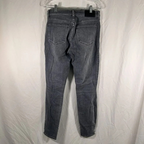 Lucky Brand Jeans 10 30L Black Mid Rise Ava Skinny Cotton Blend Button Zip - Picture 8 of 12